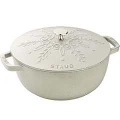 Nồi Gang Tròn Staub Snowflake Winter 24cm 3.6L