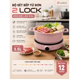 Set Bếp Từ Nồi Lẩu 2LOCK Korea