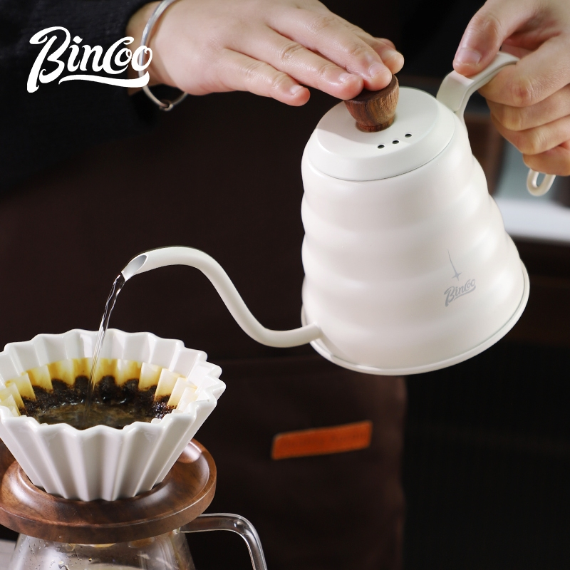 Ấm Cổ Ngỗng Bincoo 600 ml | Ấm Cổ Ngỗng Pha Cà Phê Bếp Từ - Hình ảnh 7