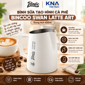 Bình Sữa Tạo Hình Cà Phê Bincoo Swan Latte Art 420ml