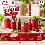 Bộ Lọ Đựng Gia Vị Staub Đỏ