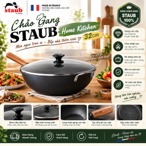 Chảo Gang Staub Home Kitchen 32cm