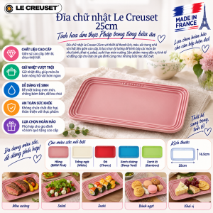Đĩa Chữ Nhật Le Creuset 25cm