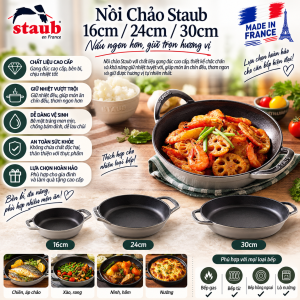 Nồi Chảo Staub 16cm 24cm 30cm