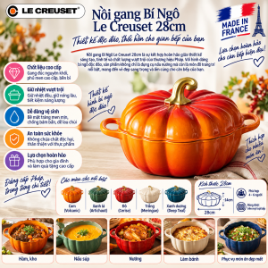 Nồi Gang Bí Ngô Le Creuset 28cm