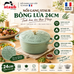 Nồi Gang Staub Bông Lúa 24cm