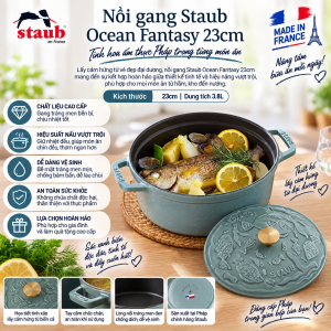 Nồi Gang Staub Ocean Fantasy 23cm