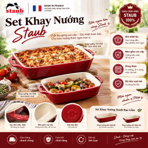 Set Khay Nướng Staub